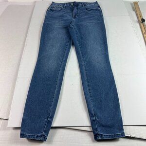 Judy Blue Jeans Women's 30x29* Skinny High Rise Blue Faded Stretch Denim Tag 30